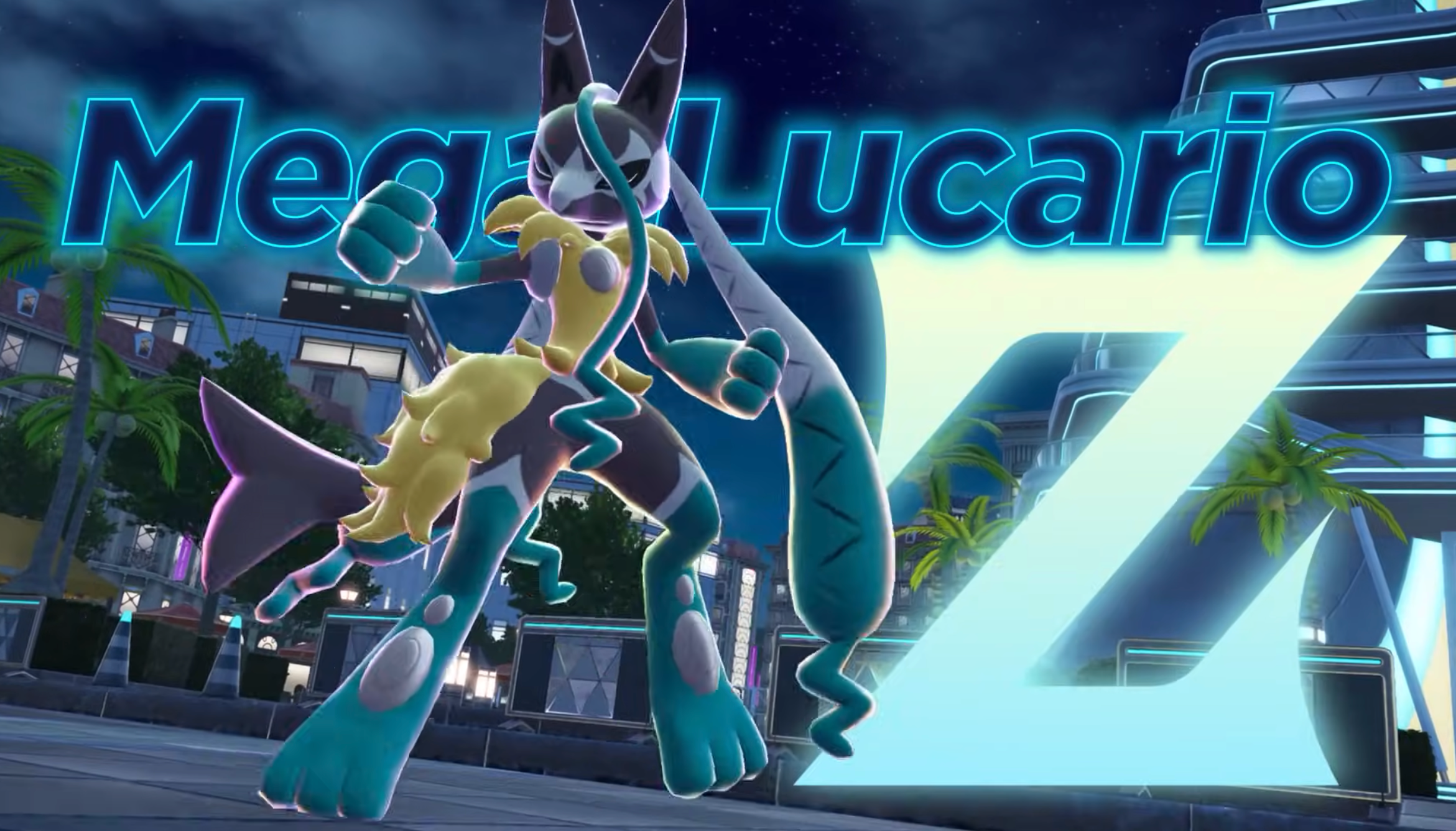 Mega Lucario Z Revealed for Legends: Z-A Mega Dimension DLC