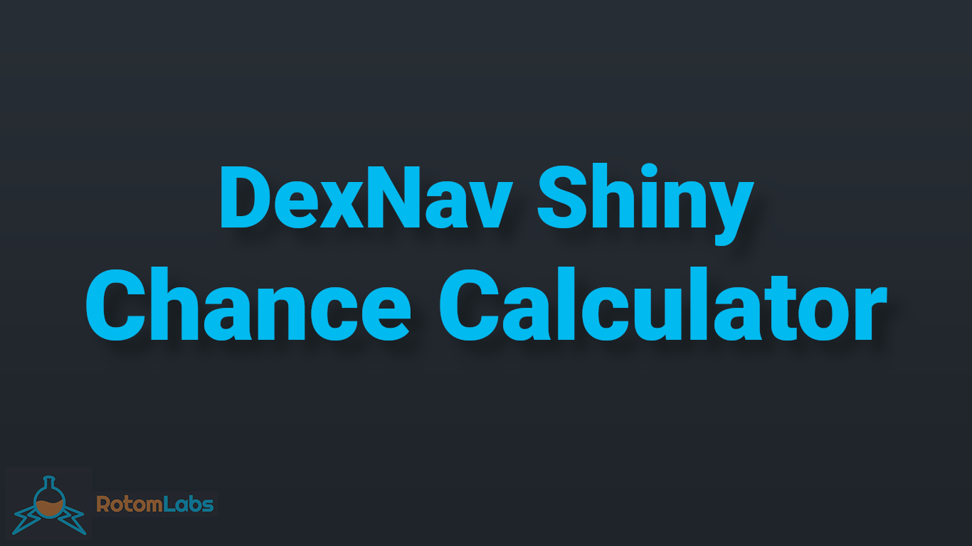 DexNav Shiny Chance Calculator for Omega Ruby & Alpha Sapphire RotomLabs