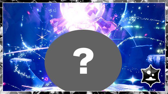The mystery Tera Raid - a large question mark covering the Pokémon
